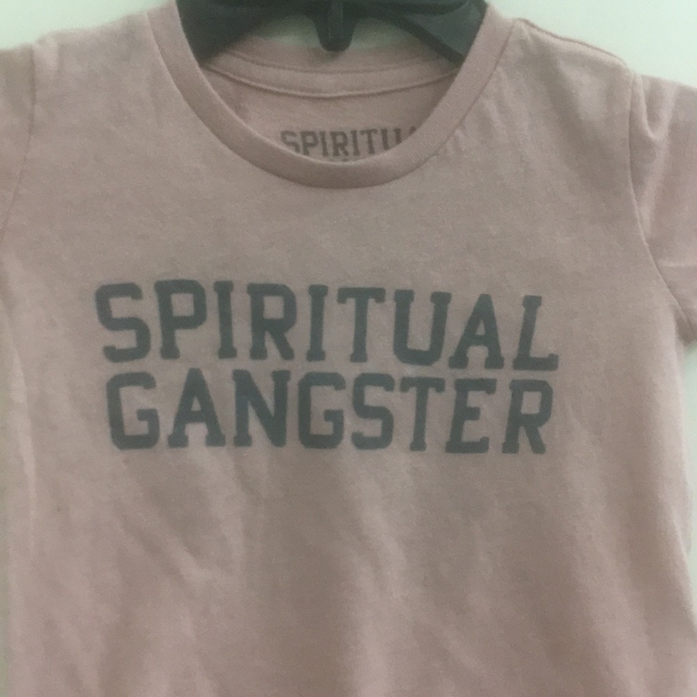 Spiritual Gangster baby T-shirt  peach pink kids - Picture 3 of 4